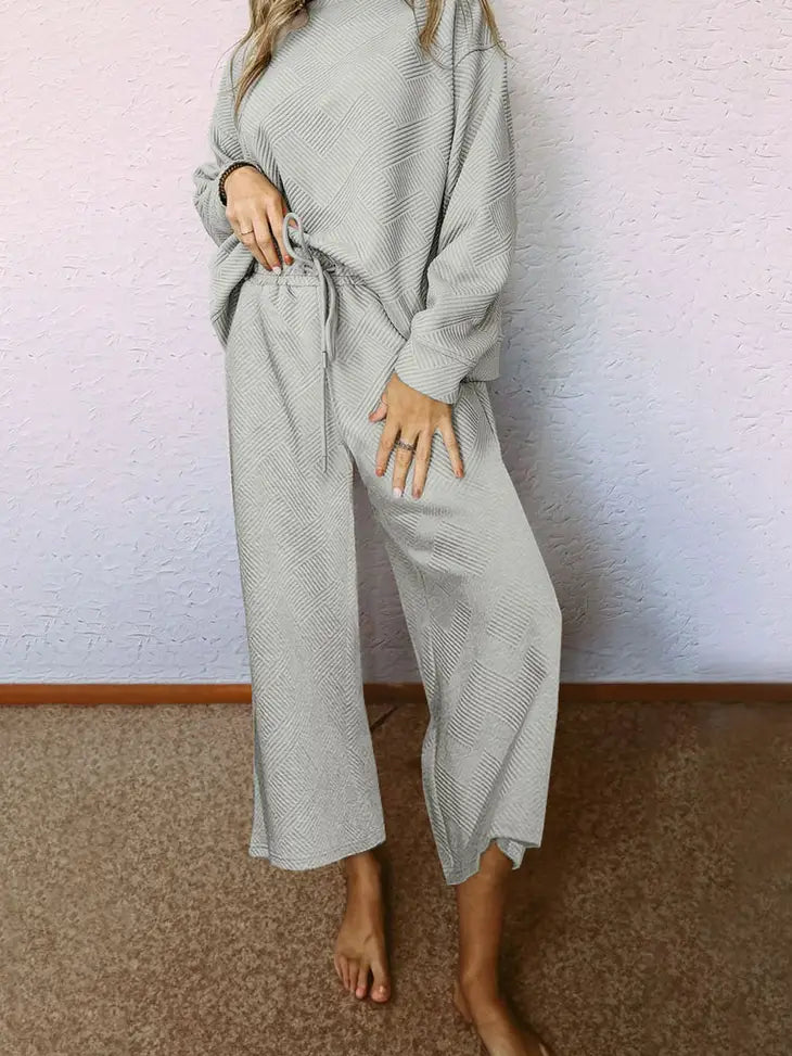 Grey Lounge Pant Set