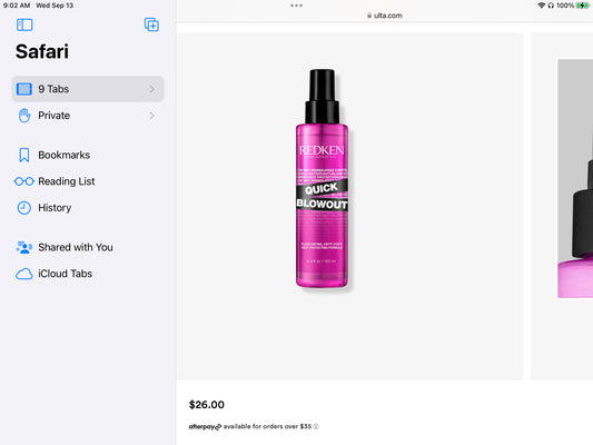 REDKEN Quick Blowout