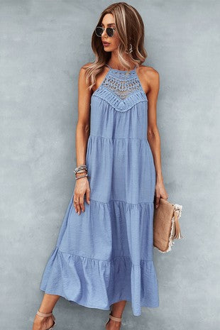 Tie Shoulder Dress