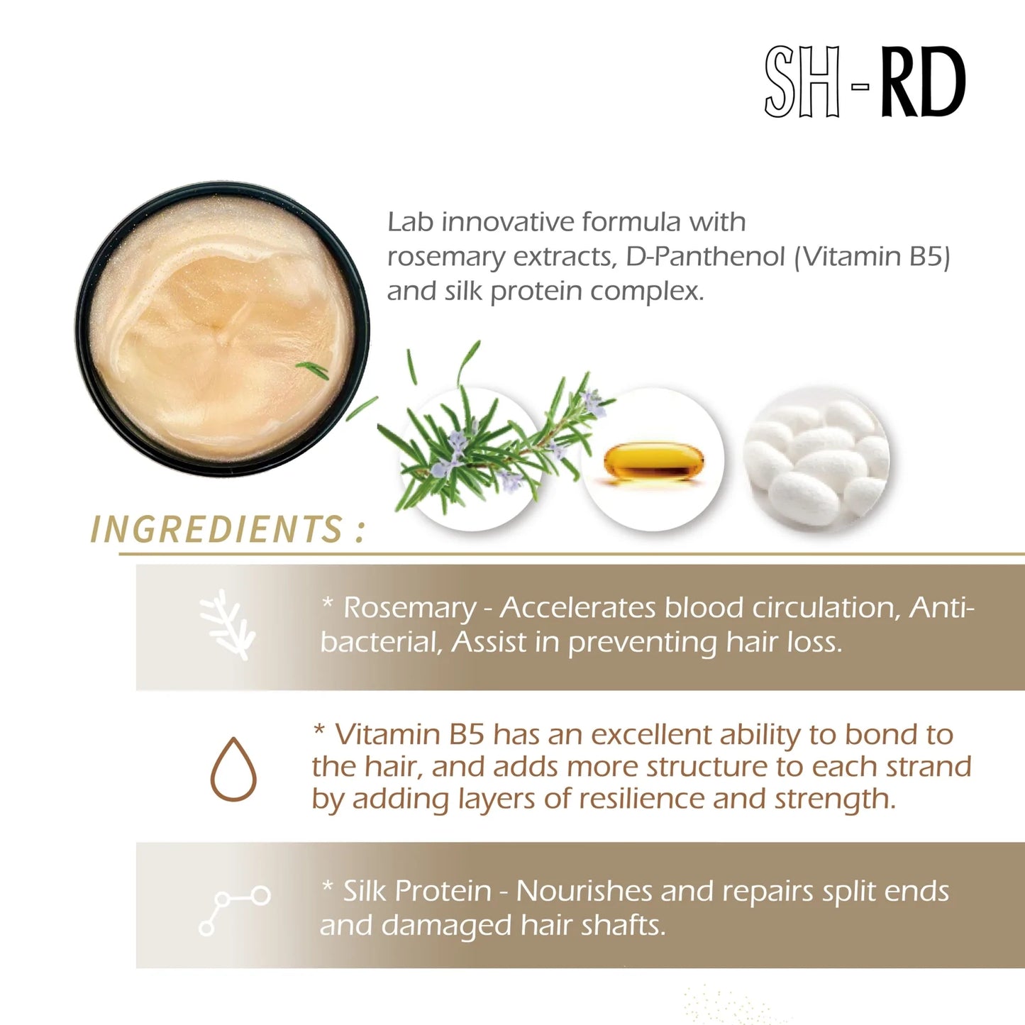 SH-RD Protein Cream Gold Delux