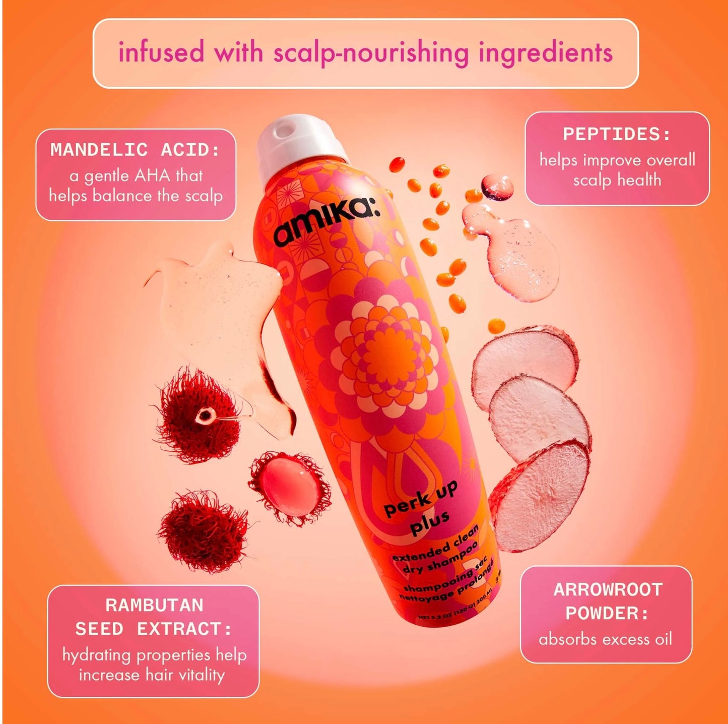 AMIKA Perk Up Plus Dry Shampoo