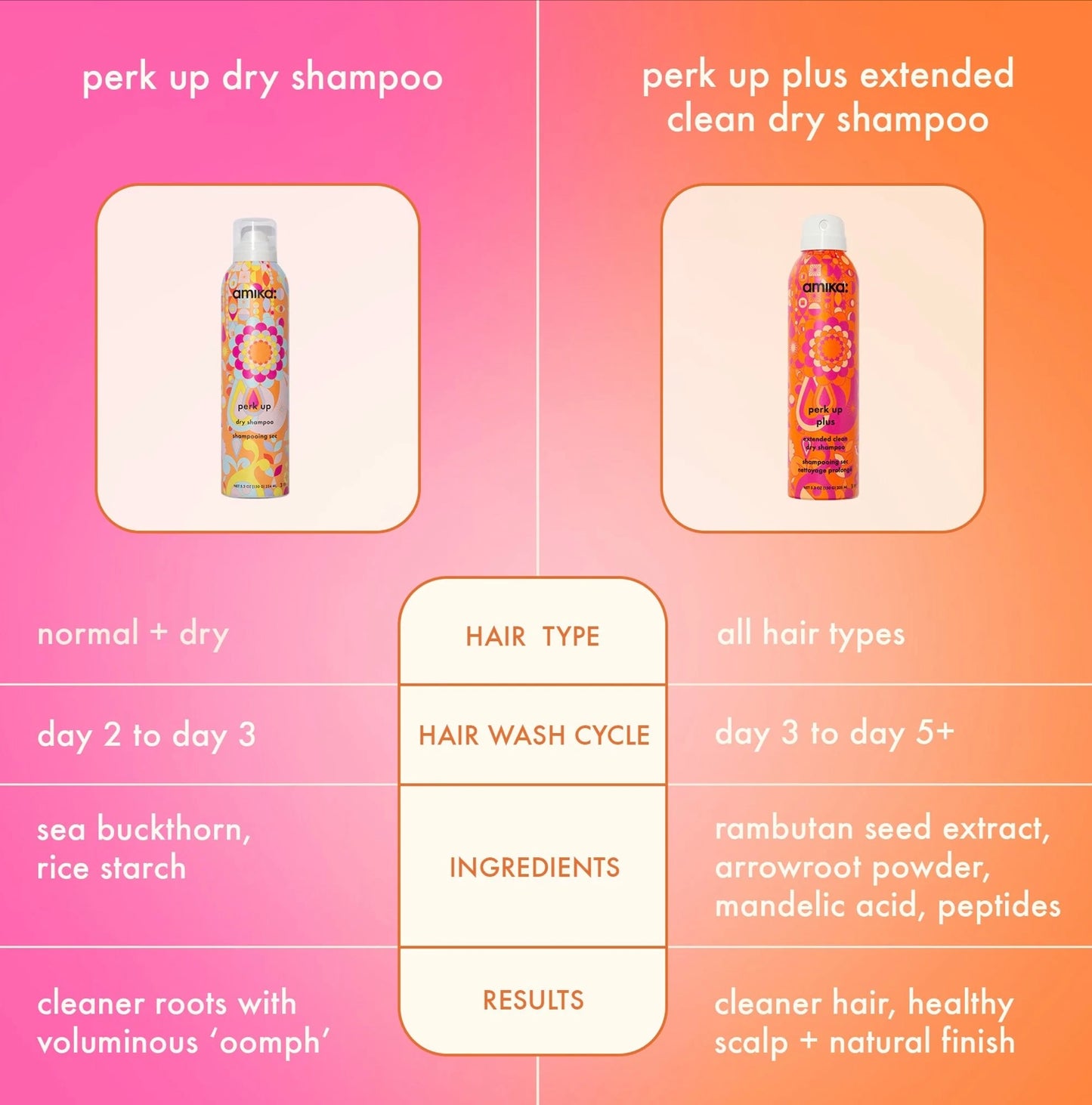 AMIKA Perk Up Plus Dry Shampoo